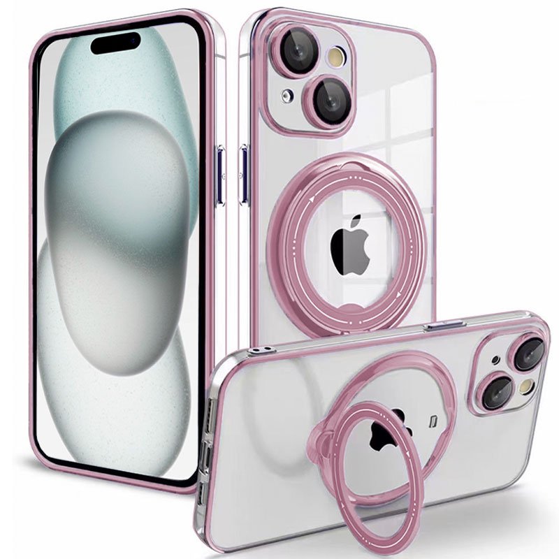 Carcasa COOL para iPhone 15 Magnética Ring Rosa