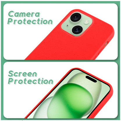 Carcasa COOL para iPhone 15 Plus Eco Biodegradable Rojo