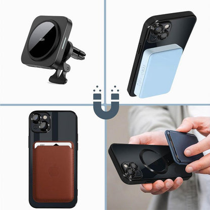 Carcasa COOL para iPhone 15 Plus Magnética Borde Negro