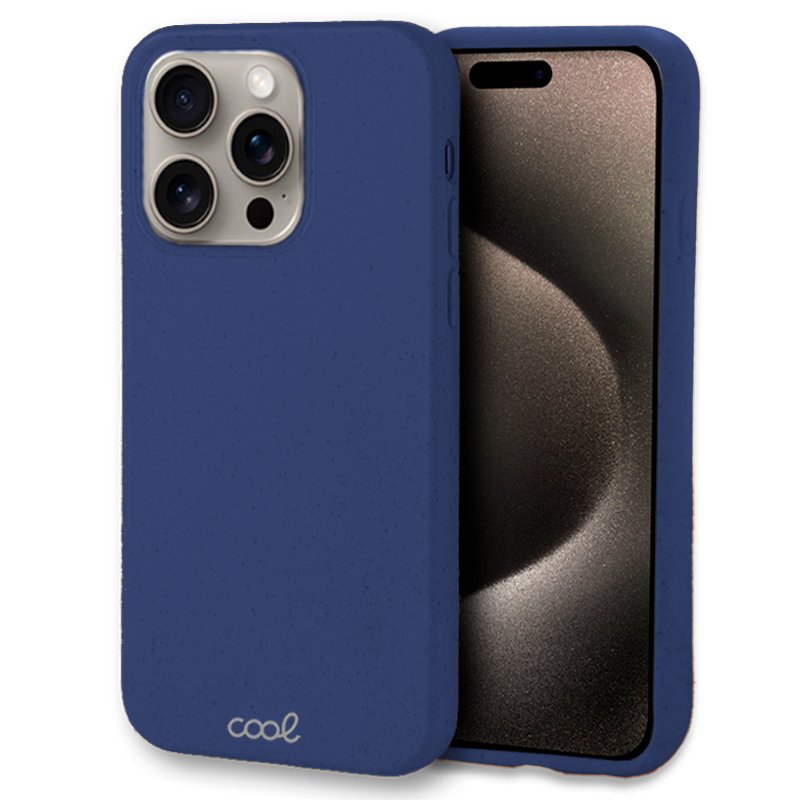 Carcasa COOL para iPhone 15 Pro Max Eco Biodegradable Marino