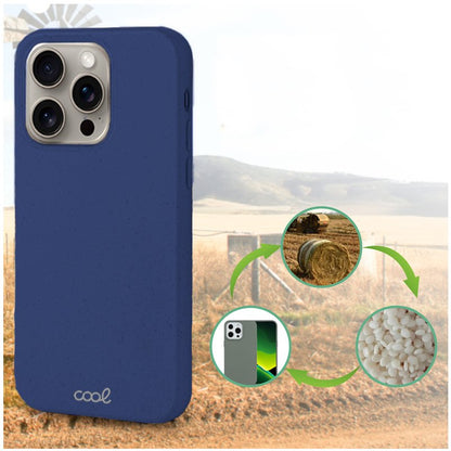 Carcasa COOL para iPhone 15 Pro Max Eco Biodegradable Marino