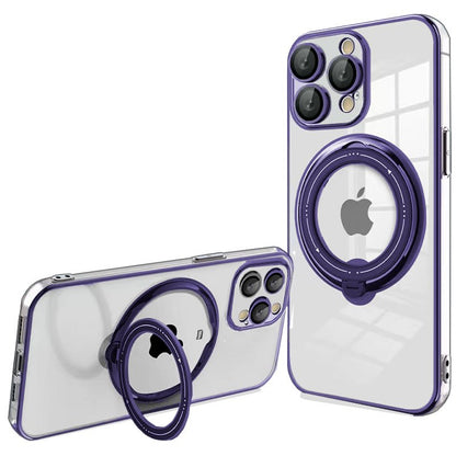 Carcasa COOL para iPhone 15 Pro Max Magnética Ring Violeta