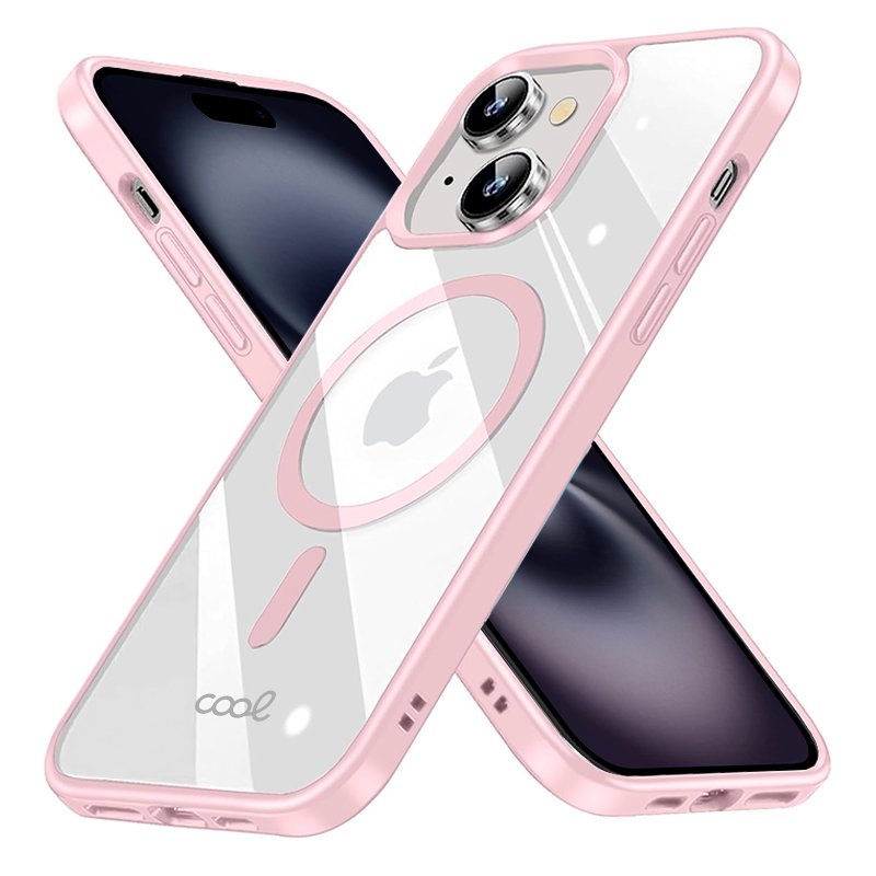 Carcasa COOL para iPhone 16 Magnética Borde Rosa