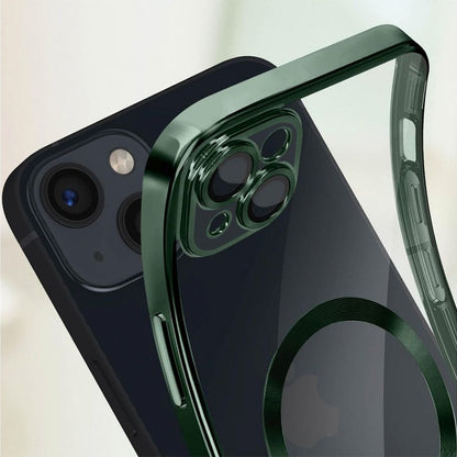 Carcasa COOL para iPhone 16 Magnética Borde Verde