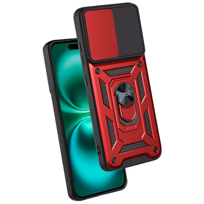 Carcasa COOL para iPhone 16 Plus Hard Ring Rojo