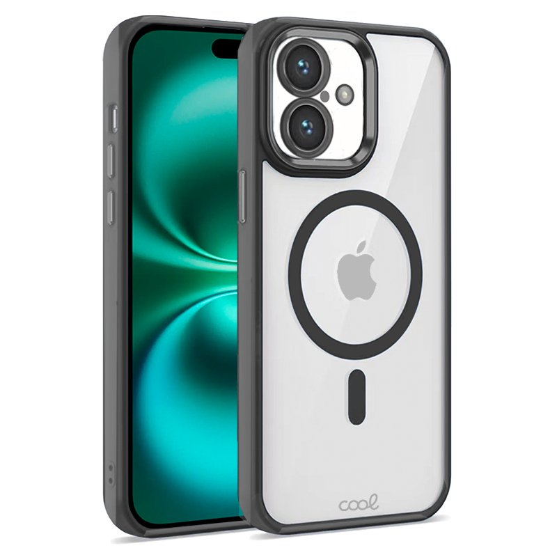 Carcasa COOL para iPhone 16 Plus Magnética Borde Negro