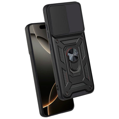 Carcasa COOL para iPhone 16 Pro Hard Ring Negro