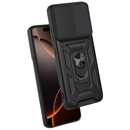 Carcasa COOL para iPhone 16 Pro Max Hard Ring Negro