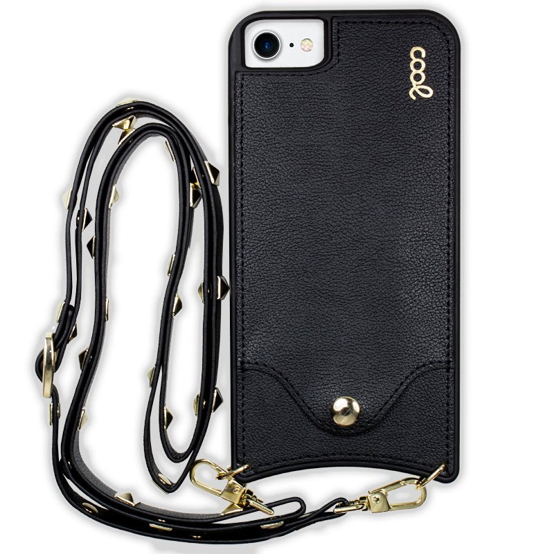 Carcasa COOL para iPhone 7 / 8 / SE (2020) / SE (2022) Correa Pop-Rock Negro