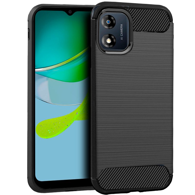 Carcasa COOL para Motorola Moto E13 Carbón Negro