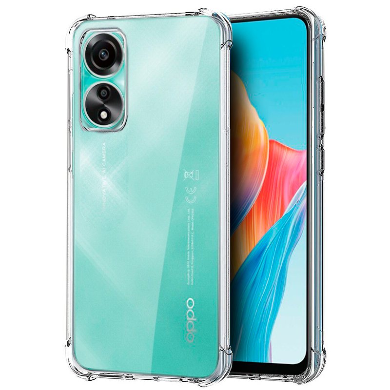 Carcasa COOL para Oppo A78 4G AntiShock Transparente