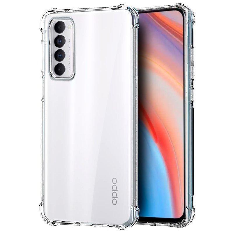 Carcasa COOL para Oppo Reno 4 Pro AntiShock Transparente