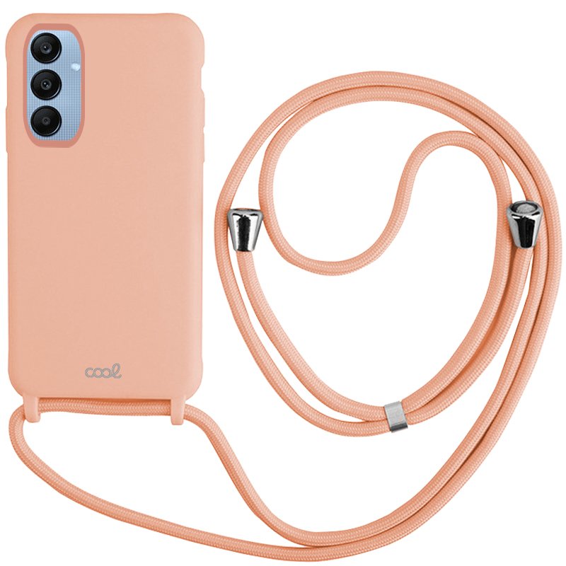 Carcasa COOL para Samsung A256 Galaxy A25 5G Cordón Liso Rosa