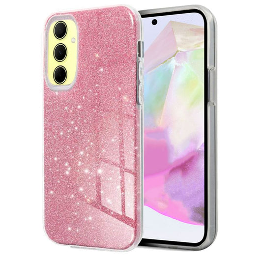 Carcasa COOL para Samsung A356 Galaxy A35 5G Glitter Rosa