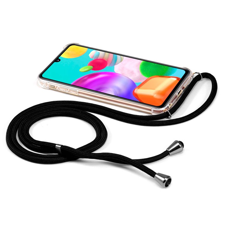 Carcasa COOL para Samsung A415 Galaxy A41 Cordón Negro