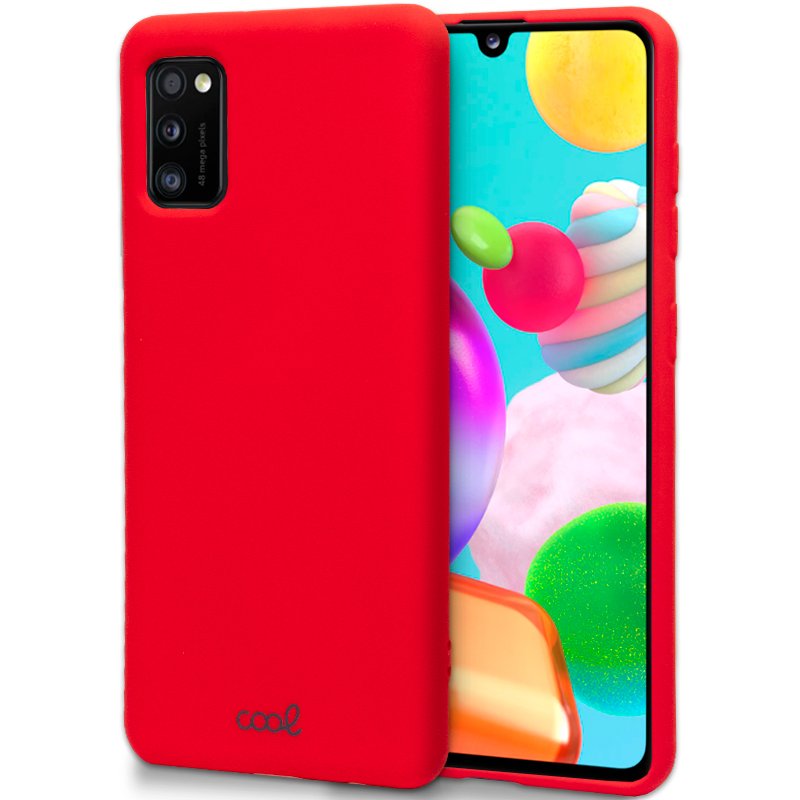 Carcasa COOL para Samsung A415 Galaxy A41 Cover Rojo