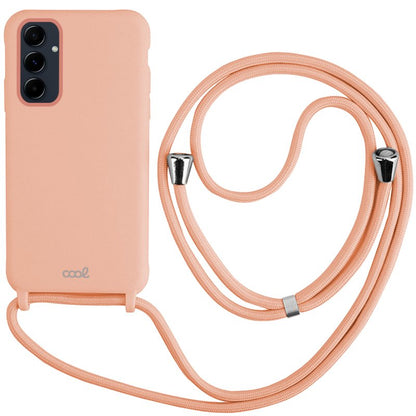 Carcasa COOL para Samsung A556 Galaxy A55 5G Cordón Liso Rosa