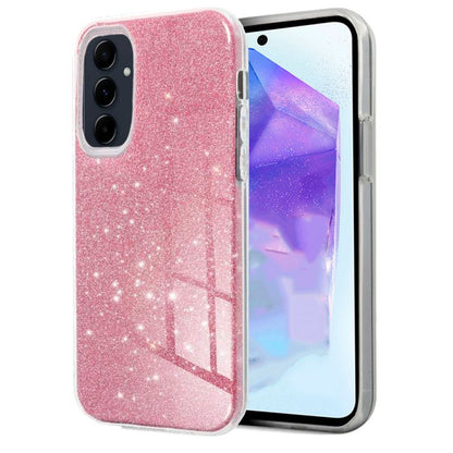 Carcasa COOL para Samsung A556 Galaxy A55 5G Glitter Rosa