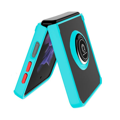 Carcasa COOL para Samsung F711 Galaxy Z Flip 3 Hard Anilla Celeste