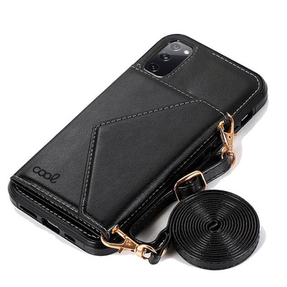 Carcasa COOL para Samsung G780 Galaxy S20 FE Colgante Wallet Negro