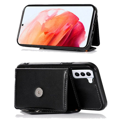 Carcasa COOL para Samsung G990 Galaxy S21 Colgante Wallet Negro