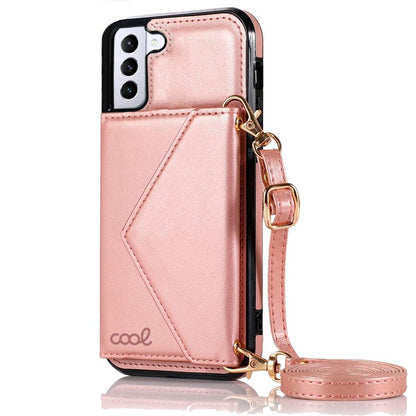 Carcasa COOL para Samsung G996 Galaxy S21 Plus Colgante Wallet Rosa