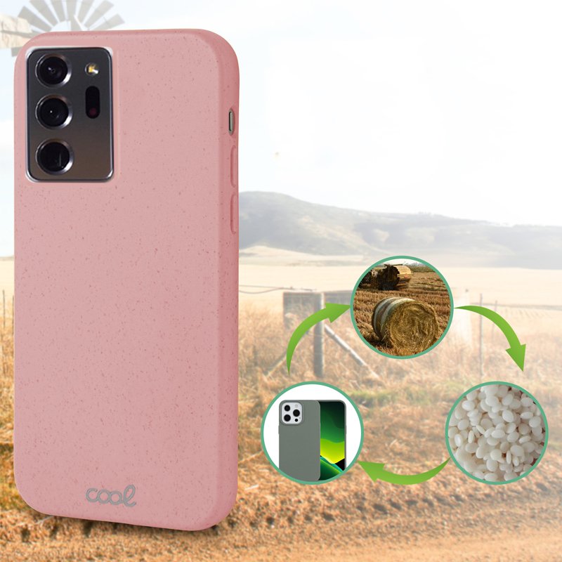 Carcasa COOL para Samsung N985 Galaxy Note 20 Ultra Eco Biodegradable Rosa