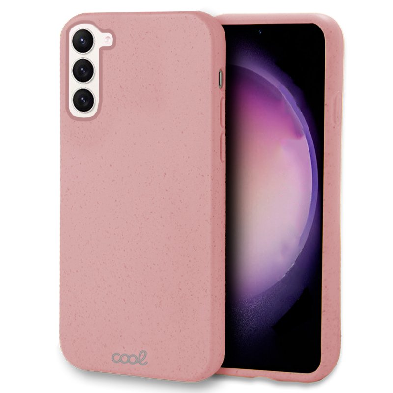 Carcasa COOL para Samsung S916 Galaxy S23 Plus Eco Biodegradable Rosa