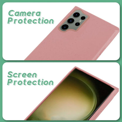 Carcasa COOL para Samsung S918 Galaxy S23 Ultra Eco Biodegradable Rosa