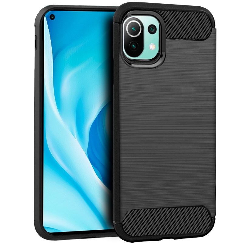 Carcasa COOL para Xiaomi Mi 11 Lite / Mi 11 Lite 5G Carbón Negro