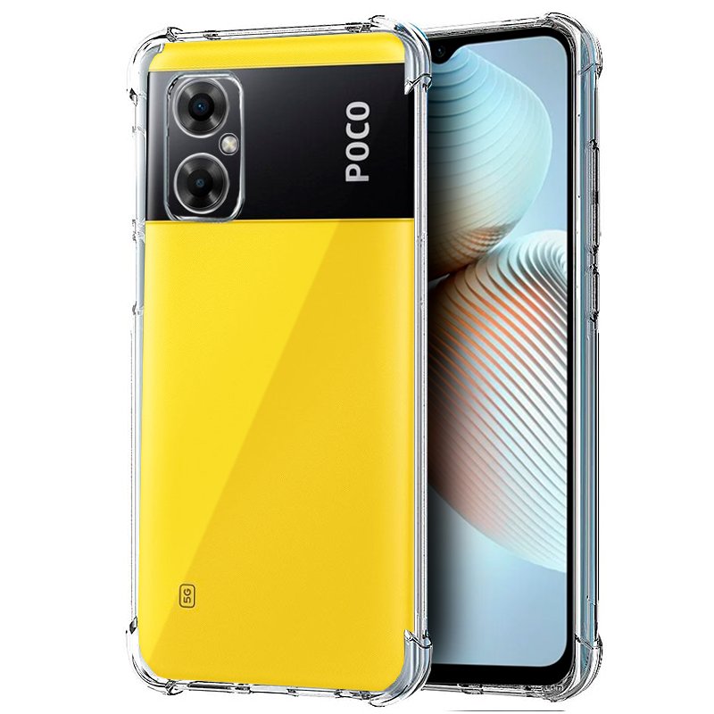 Carcasa COOL para Xiaomi Poco M4 5G AntiShock Transparente