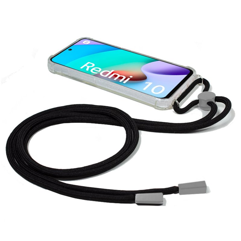 Carcasa COOL para Xiaomi Redmi 10 / Redmi 10 2022 Cordón Negro