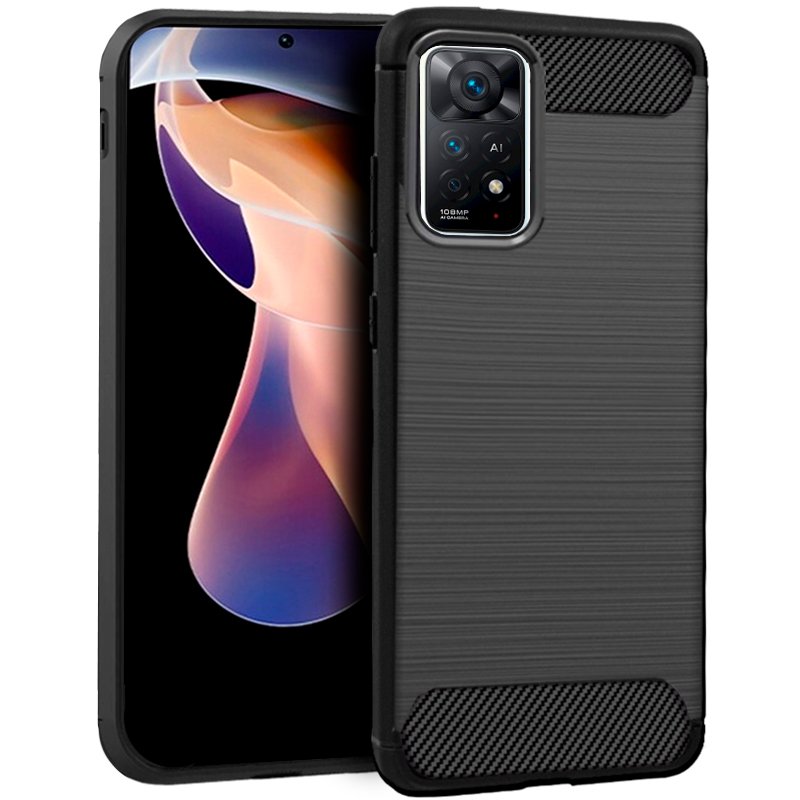 Carcasa COOL para Xiaomi Redmi Note 11 Pro / Note 11 Pro 5G / Note 12 Pro 4G Carbón Negro