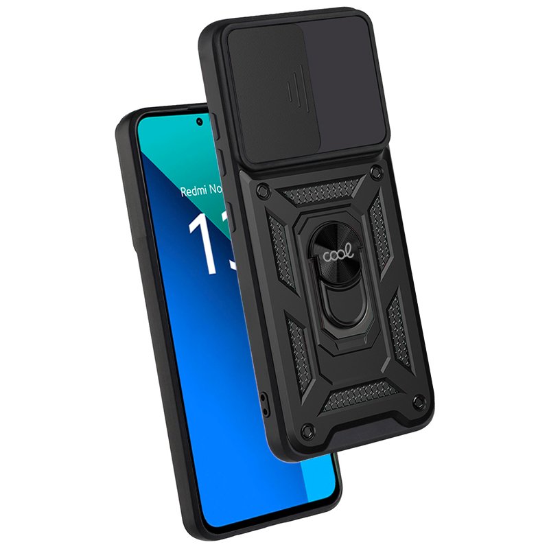 Carcasa COOL para Xiaomi Redmi Note 13 Hard Ring Negro