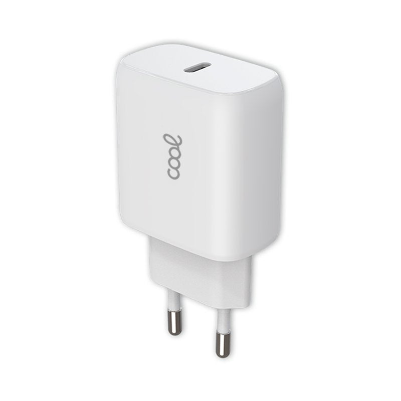 Cargador Red Universal Fast Adapt. (PD) Tipo-C COOL (25W) Blanco