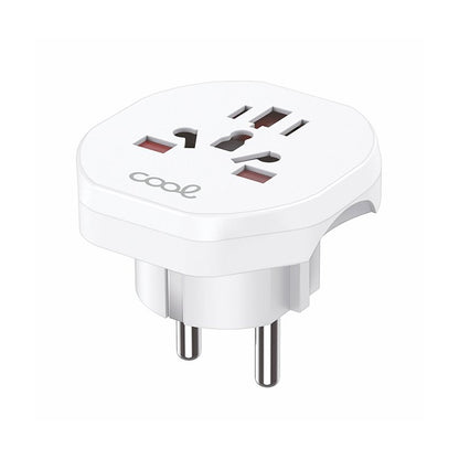 Cargador Universal Adaptador Internacional (World to Europe) COOL