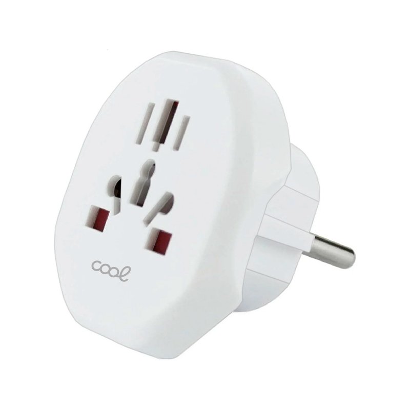 Cargador Universal Adaptador Internacional (World to Europe) COOL