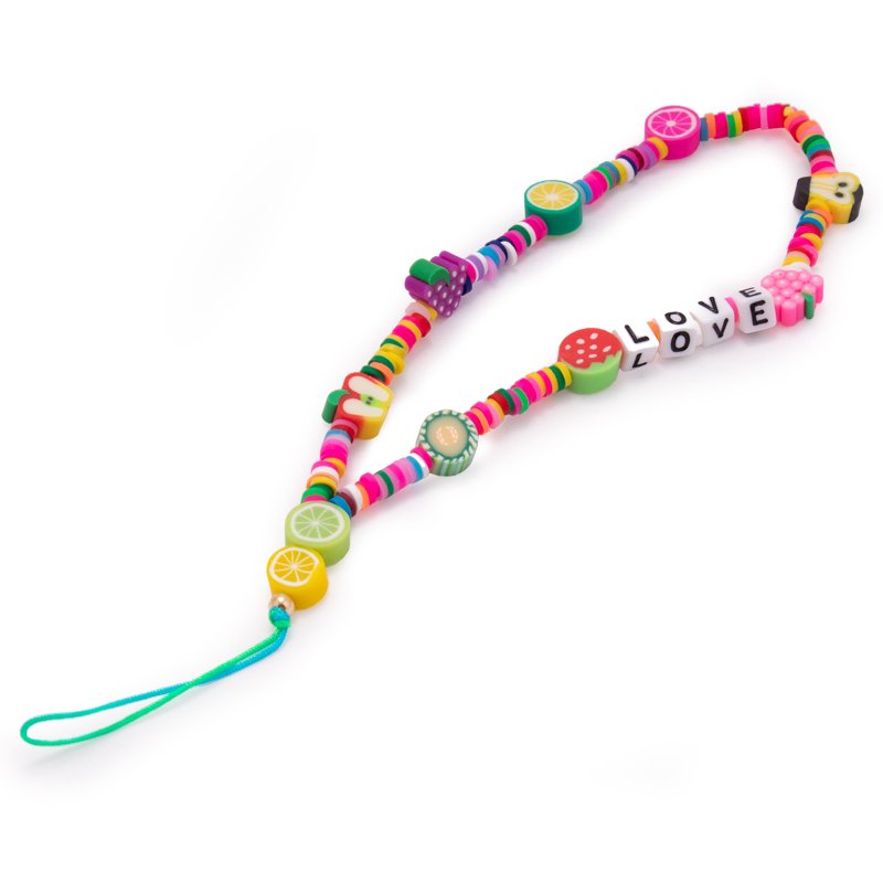 Colgante COOL Universal Smartphone Pulsera Strap Love Fruits