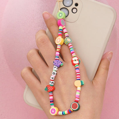 Colgante COOL Universal Smartphone Pulsera Strap Love Fruits