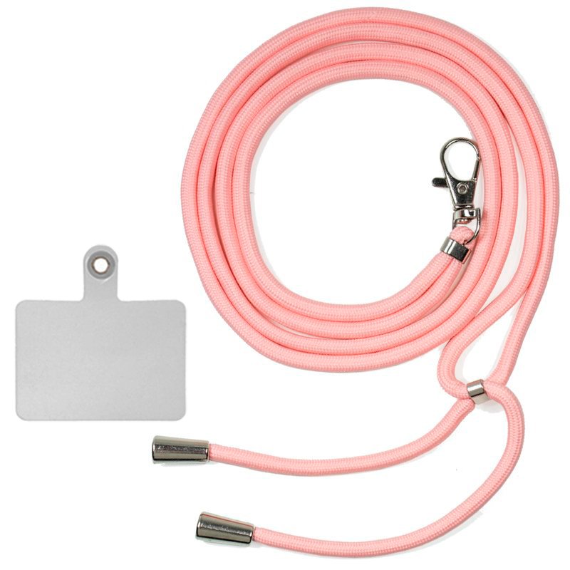 Cordón Colgante COOL Universal con Tarjeta para Smartphone Rosa