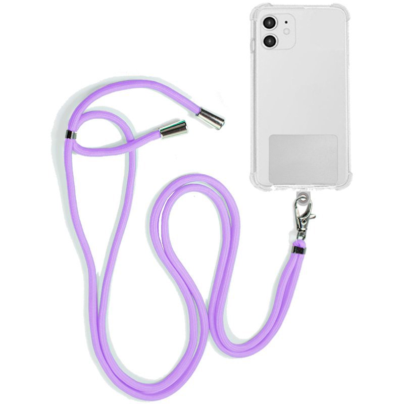 Cordón Colgante COOL Universal con Tarjeta para Smartphone Violeta