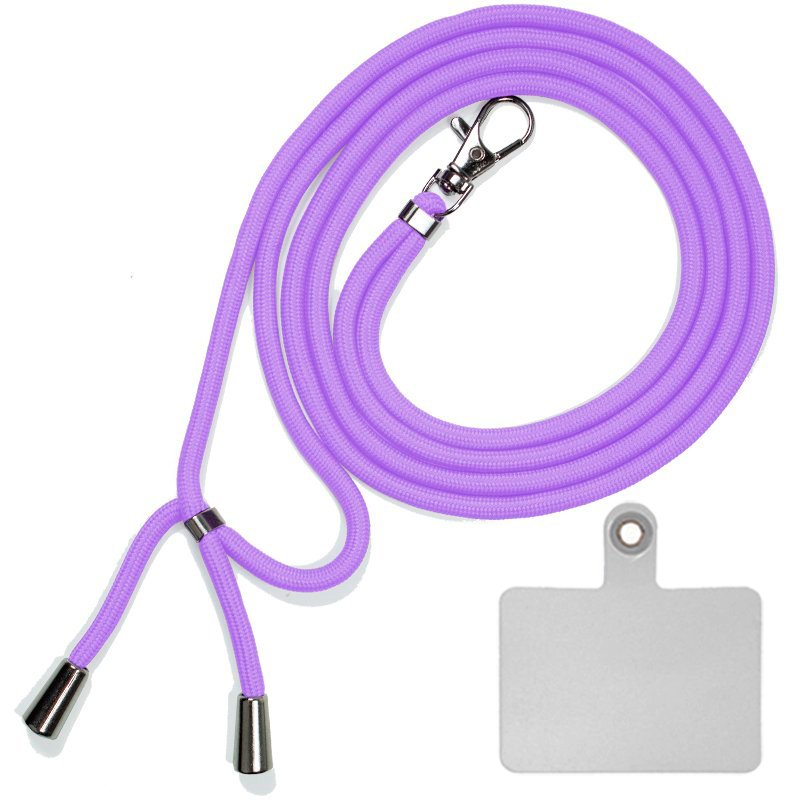 Cordón Colgante COOL Universal con Tarjeta para Smartphone Violeta