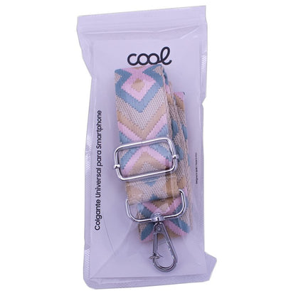 Correa Colgante COOL Universal con Tarjeta para Smartphone Beige