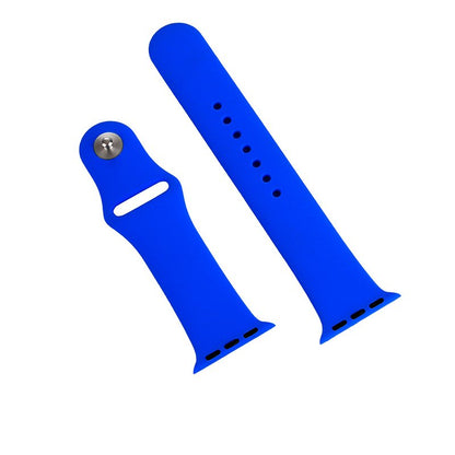 Correa COOL para Apple Watch Series 1 / 2 / 3 / 4 / 5 / 6 / 7 / 8 / 9 / SE (38 / 40 / 41 mm) Goma Azul