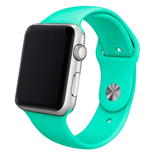 Correa COOL para Apple Watch Series 1 / 2 / 3 / 4 / 5 / 6 / 7 / 8 / 9 / SE (38 / 40 / 41 mm) Goma Mint