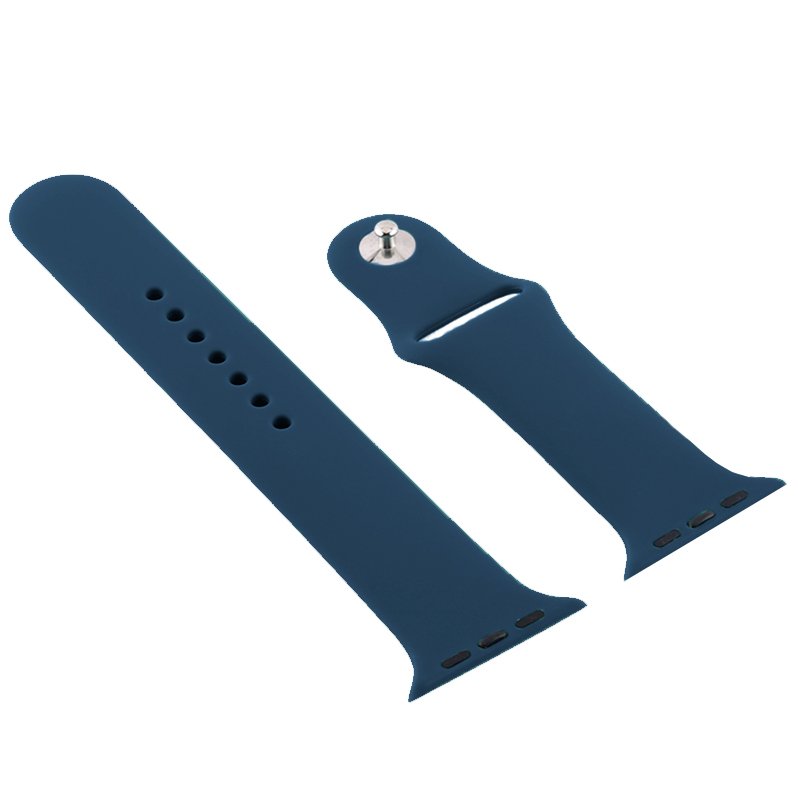 Correa COOL para Apple Watch Series 1 / 2 / 3 / 4 / 5 / 6 / 7 / 8 / 9 / SE (42 / 44 / 45 mm) Goma Azul