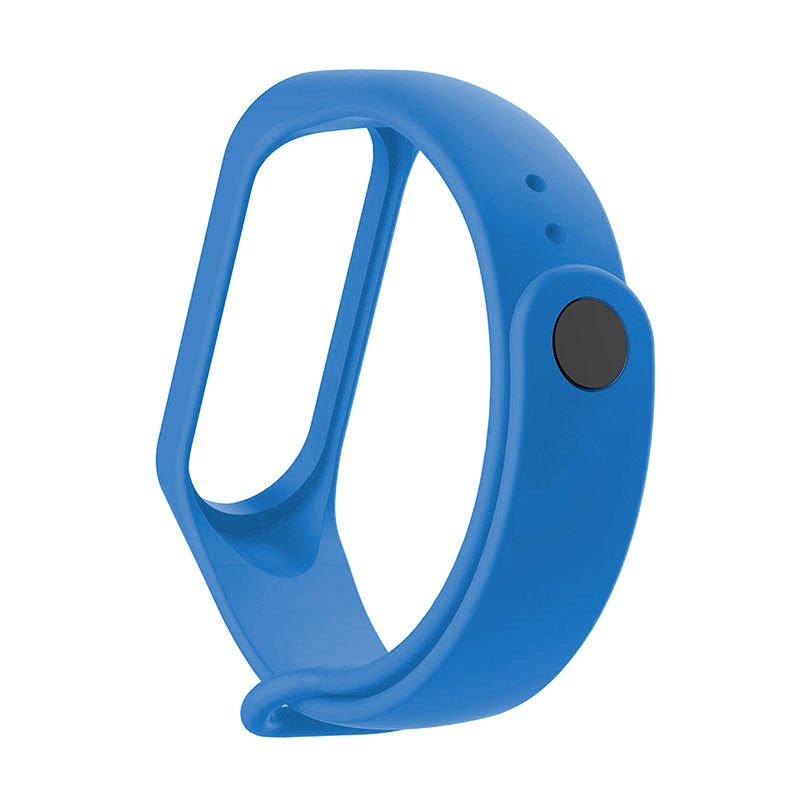 Correa COOL para Xiaomi Mi Band 5 / 6 / 7 / Amazfit Band 5 Liso Celeste