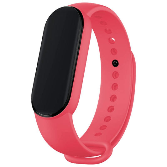 Correa COOL para Xiaomi Mi Band 5 / 6 / 7 / Amazfit Band 5 Liso Rosa