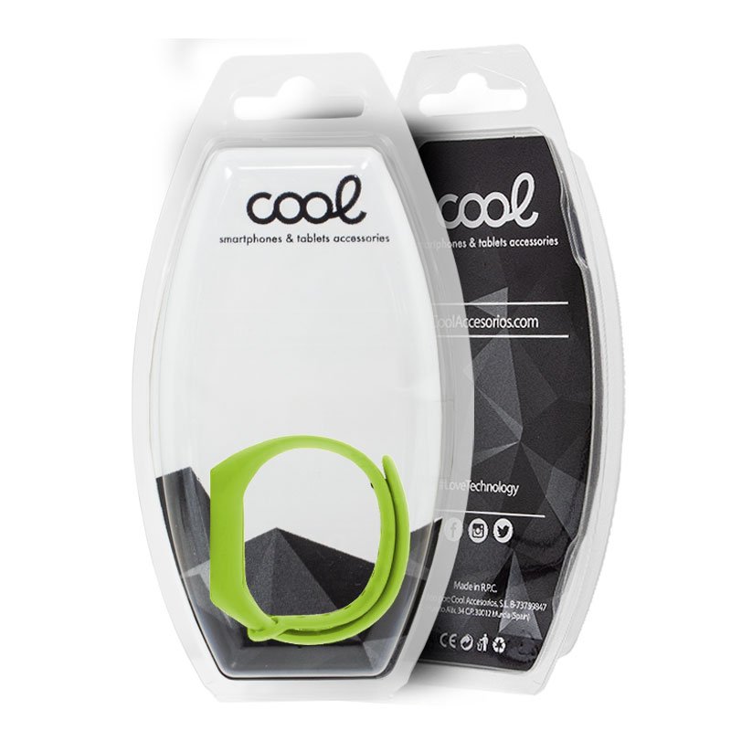 Correa COOL para Xiaomi Mi Band 5 / 6 / 7 / Amazfit Band 5 Liso Verde