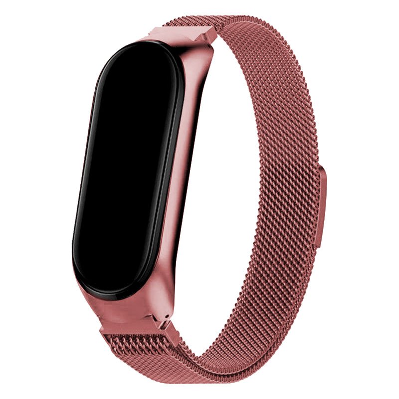 Correa COOL para Xiaomi Mi Band 5 / 6 / 7 / Amazfit Band 5 Metal Rosa